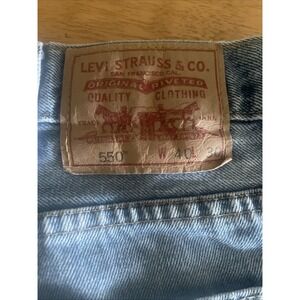 Levi's 550 Jeans 40x30 Mens Relaxed Fit  100% Cotton 40x30